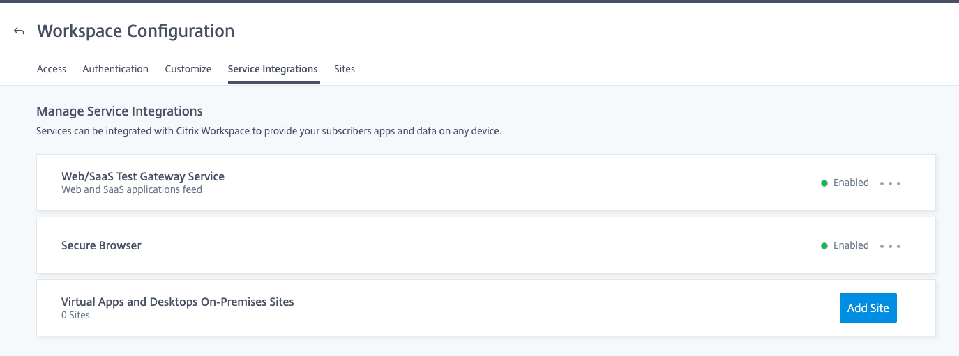 Enable Gateway