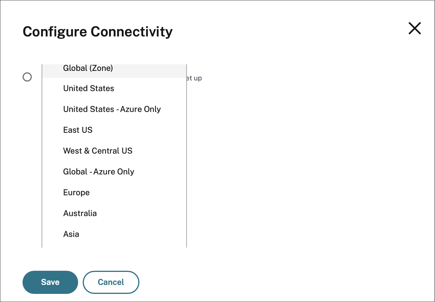 Gateway service connectivity