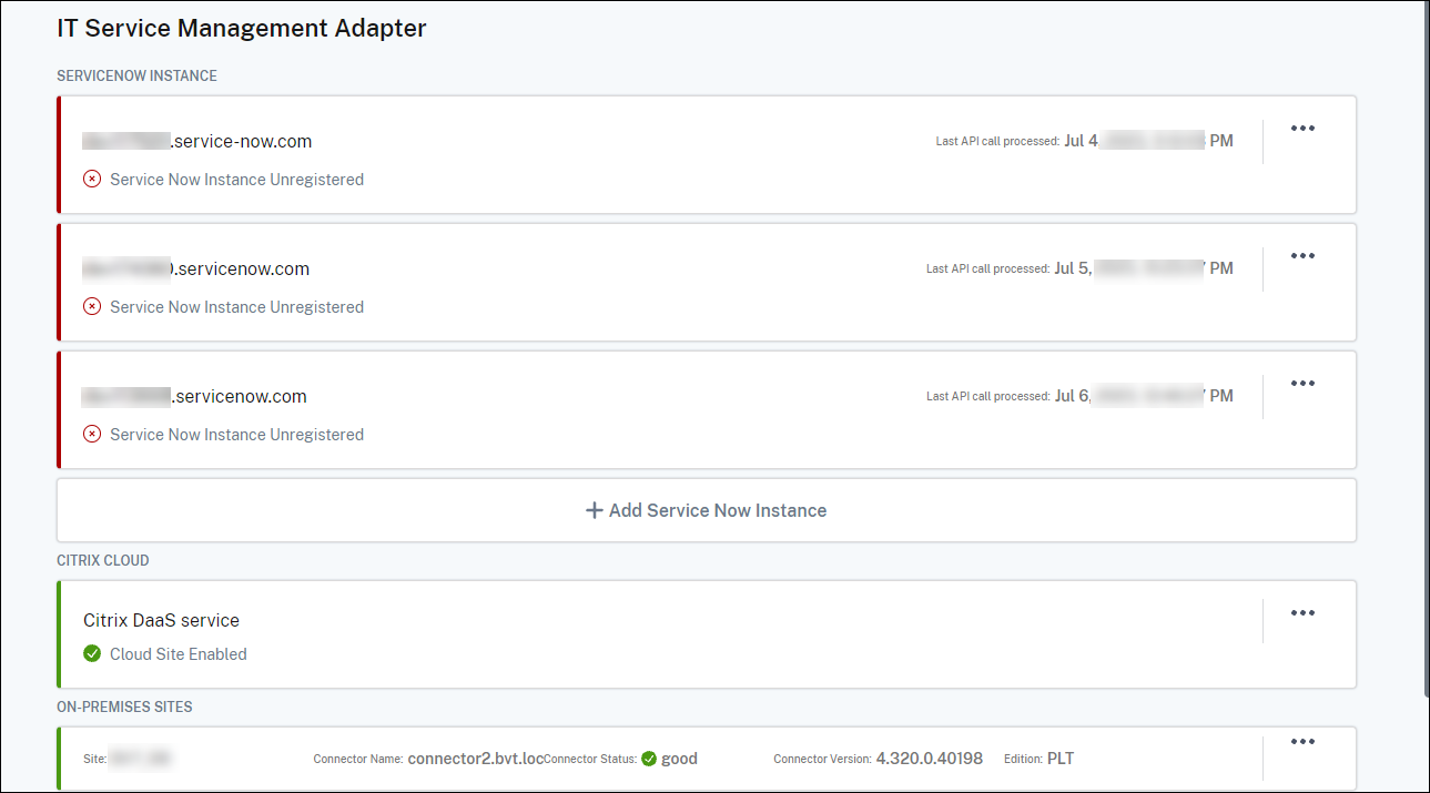 ServiceNow list