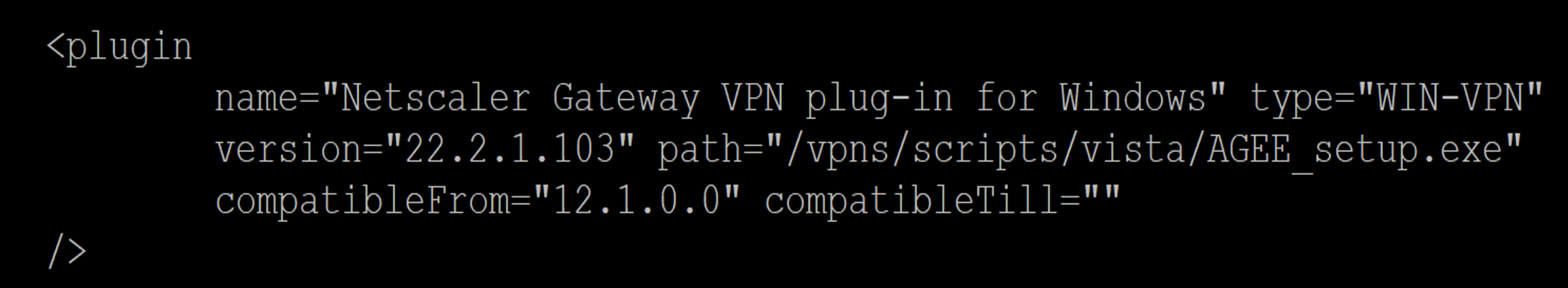 Set plug-in type