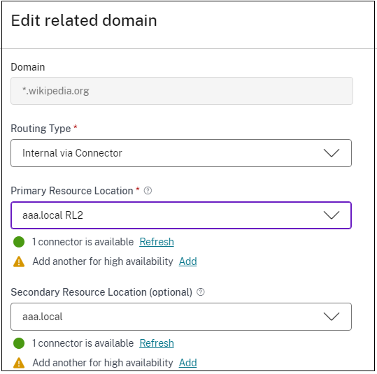 Related domain