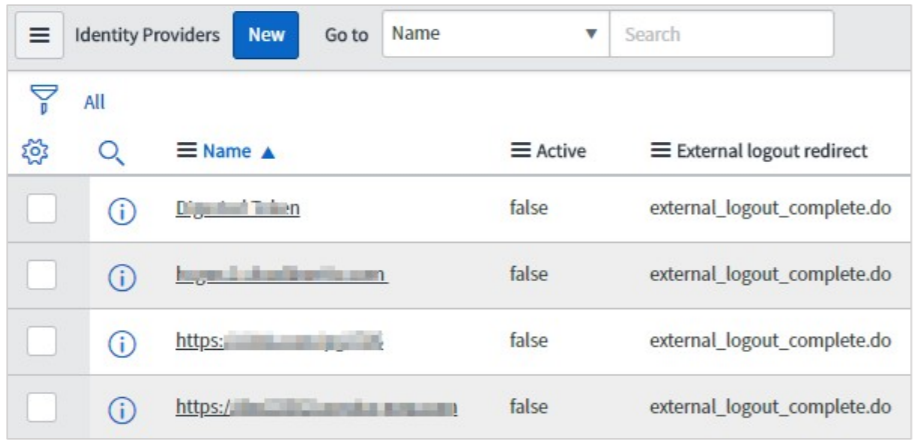 Select identity provider