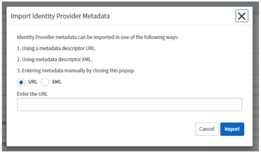 Autopopulated IdP details