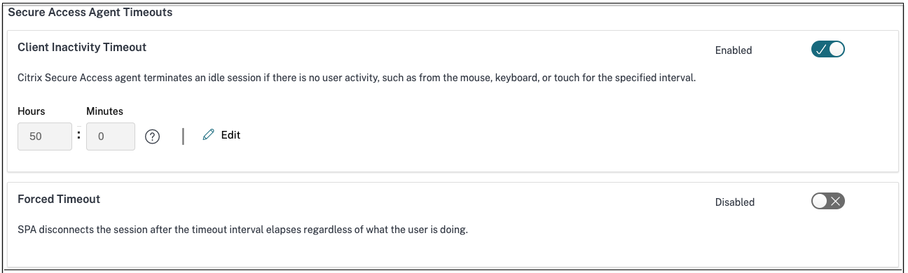 Configure timeout for ZTNA apps