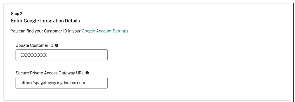 Google integration details2
