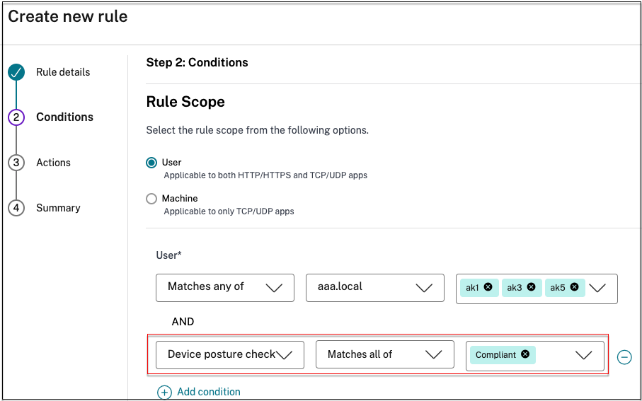 Device posture for agentless access3