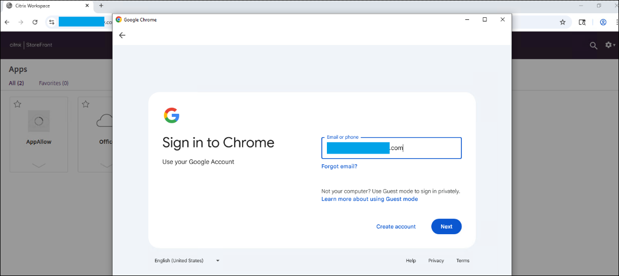 Create a Chrome profile