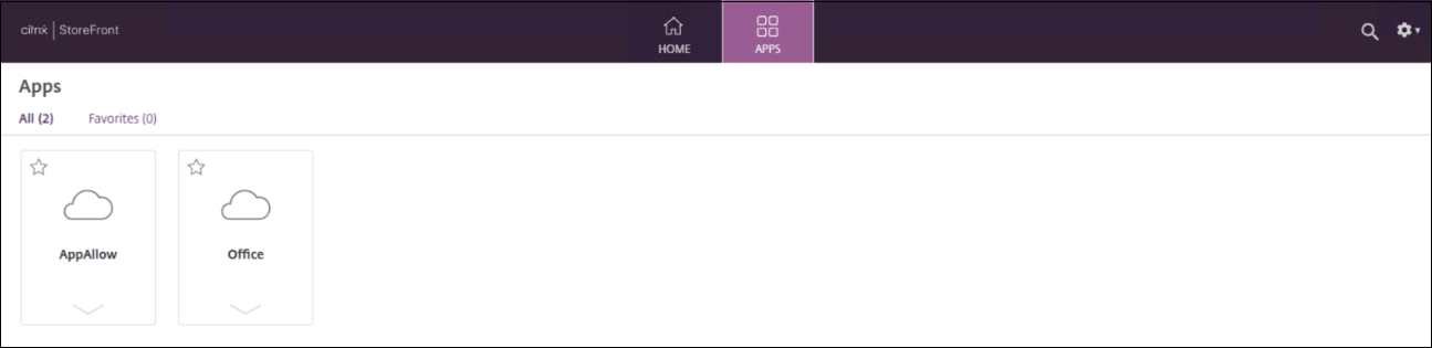 Published apps