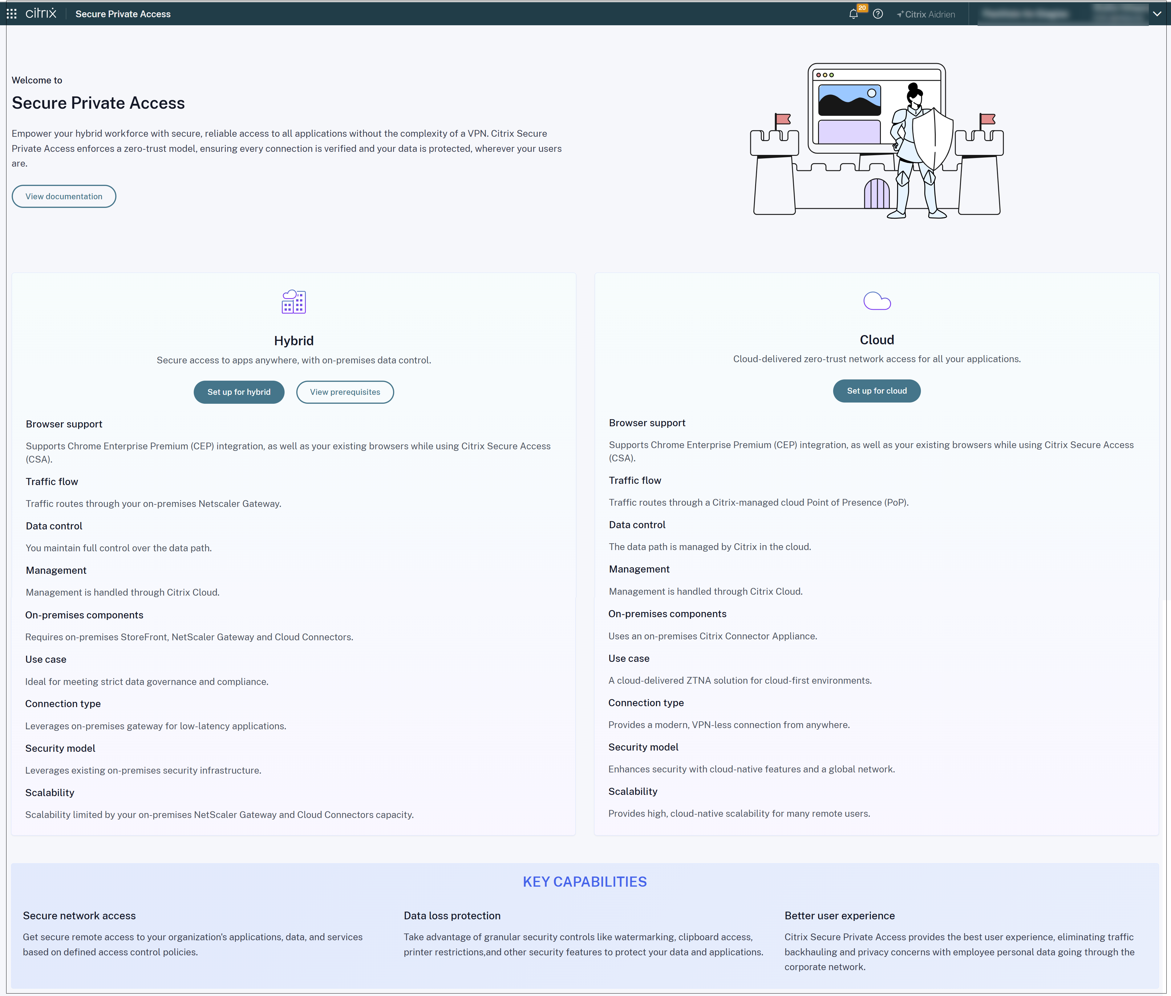 Select deployment model