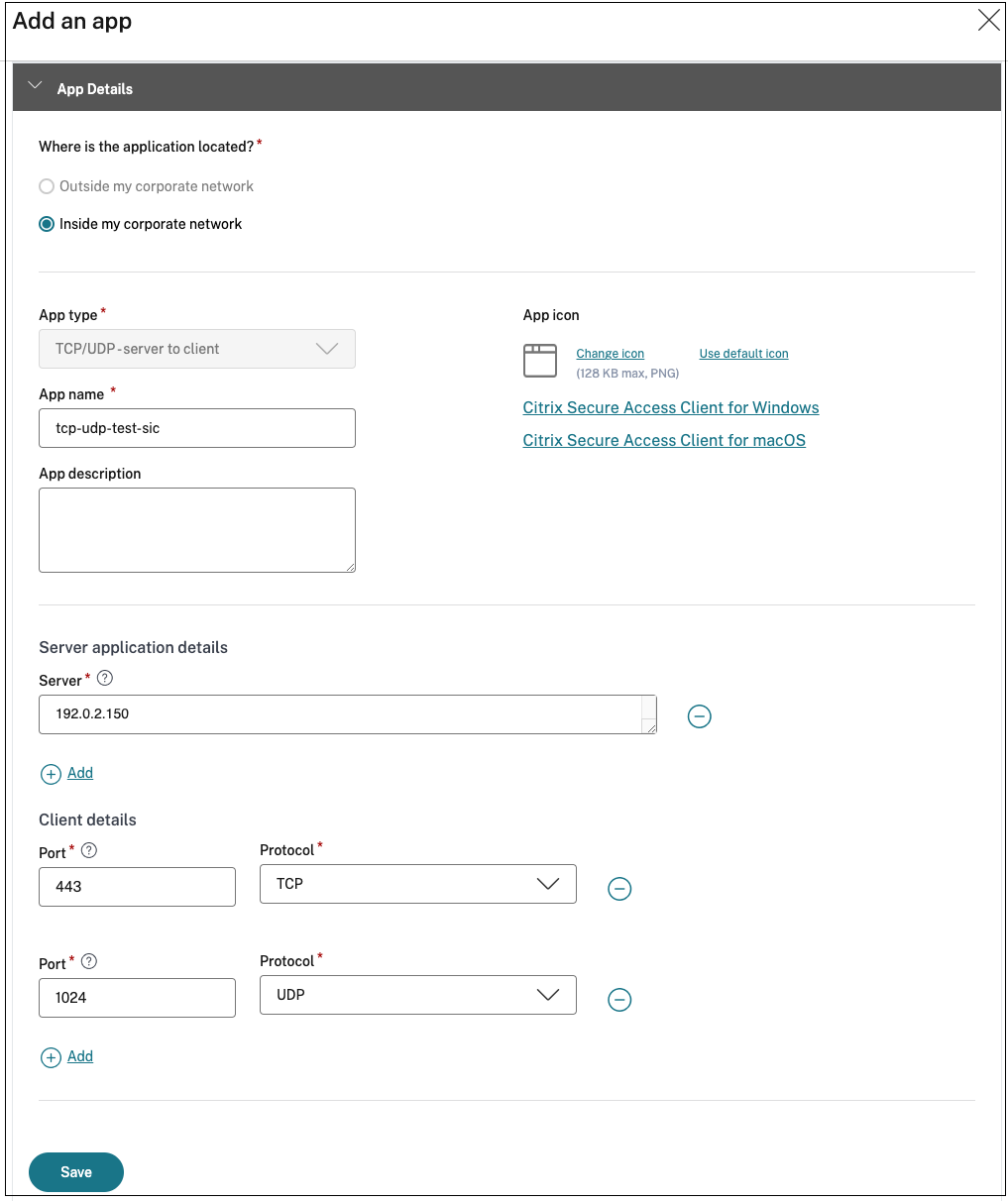 Create a client-server app