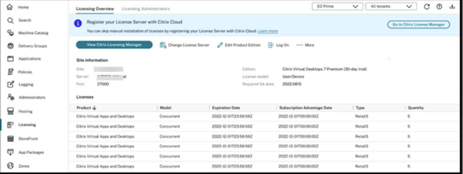 Register License Server to use LAS