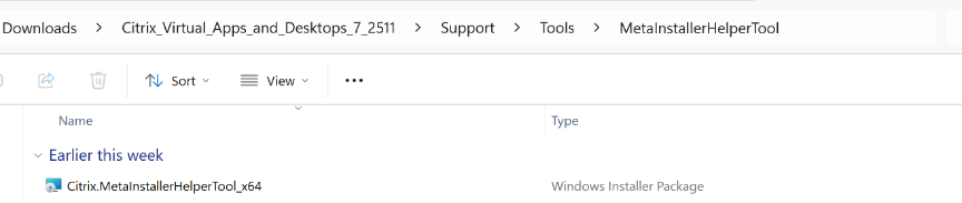 Meta installer helper tool
