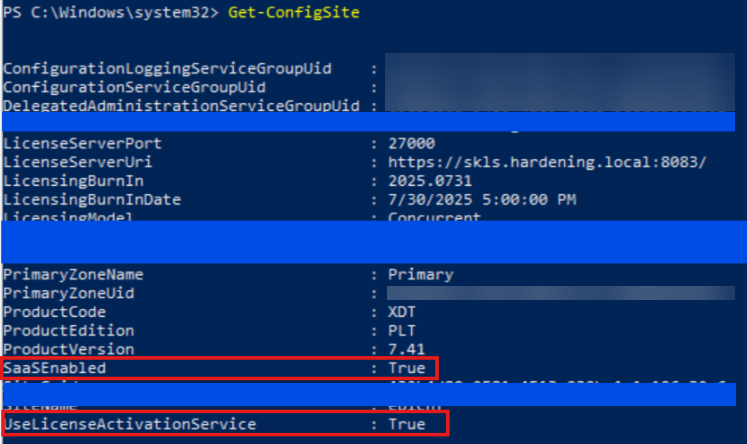 Get-configsite command