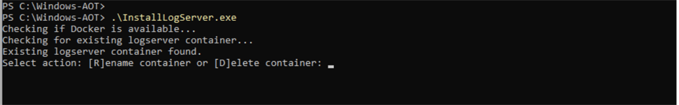 AOT Log Server 1