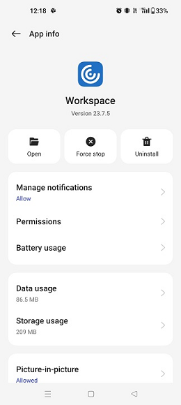 App info