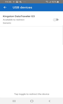 Toggle screen