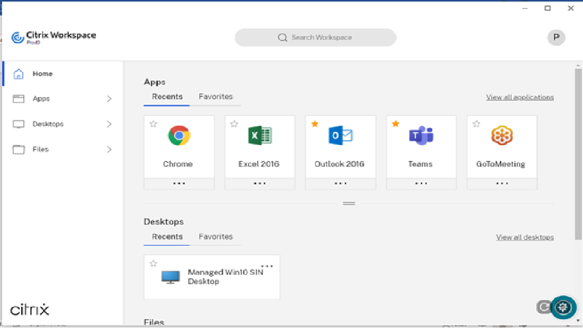 Citrix Workspace app