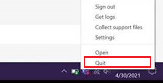 Quit