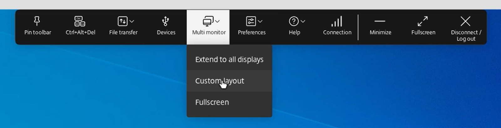MM toolbar
