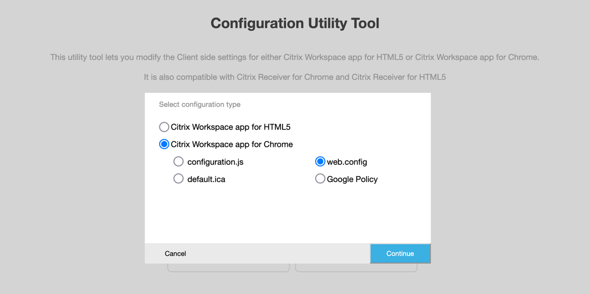 Web config