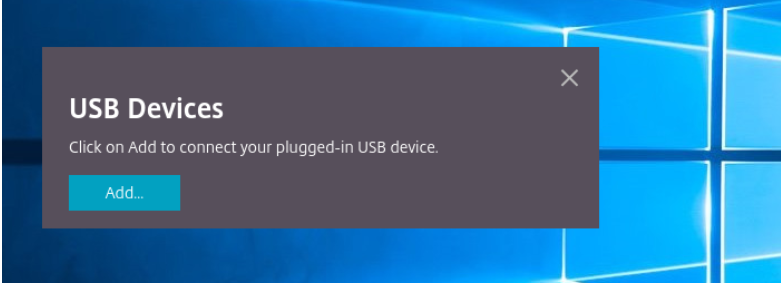 Add USB