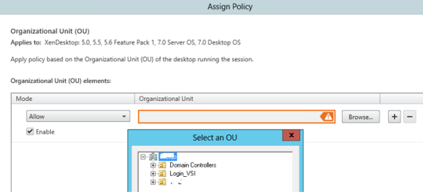 Assign Policy OU
