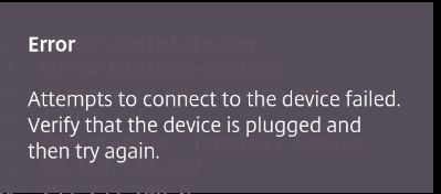 Error message two