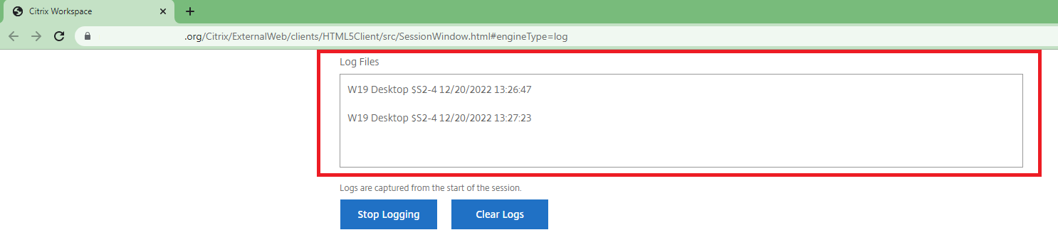 Log files