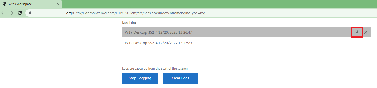 Log files