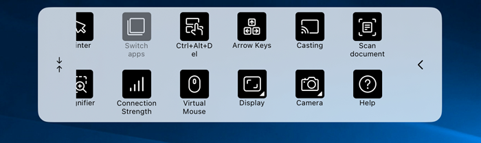 New toolbar
