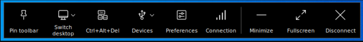 New toolbar