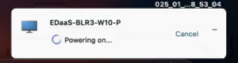 Launch experience