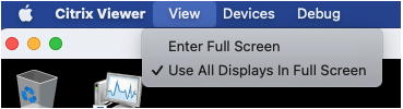 Use all display