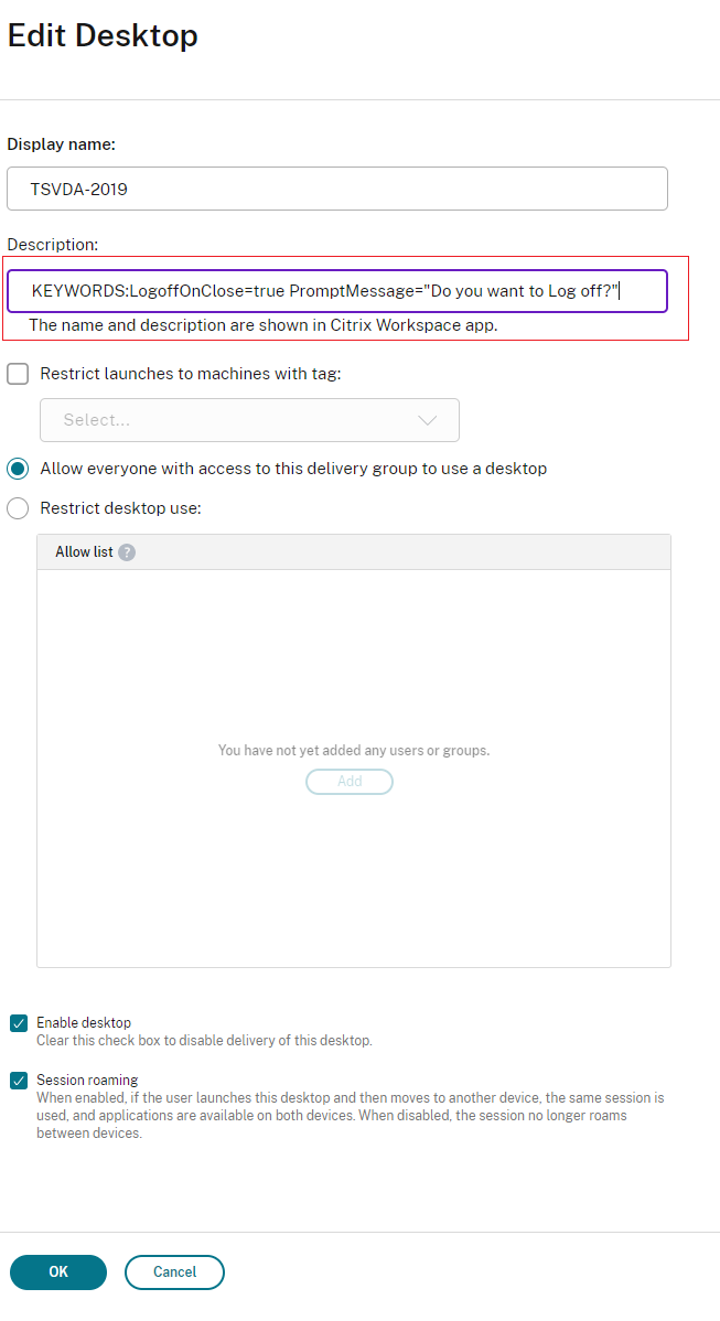 Add keyword
