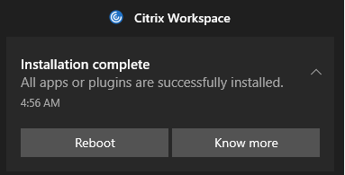 Plug-in management Success