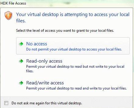 HDX File Access