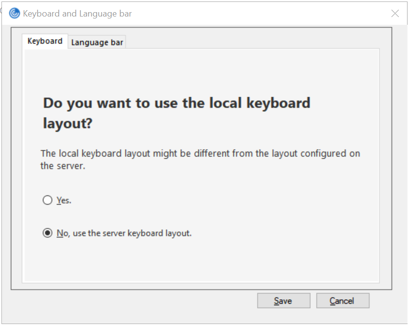 Keyboard layout