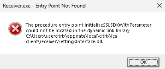 Upgrade error