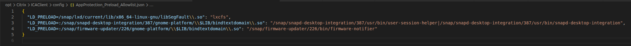 Configure file