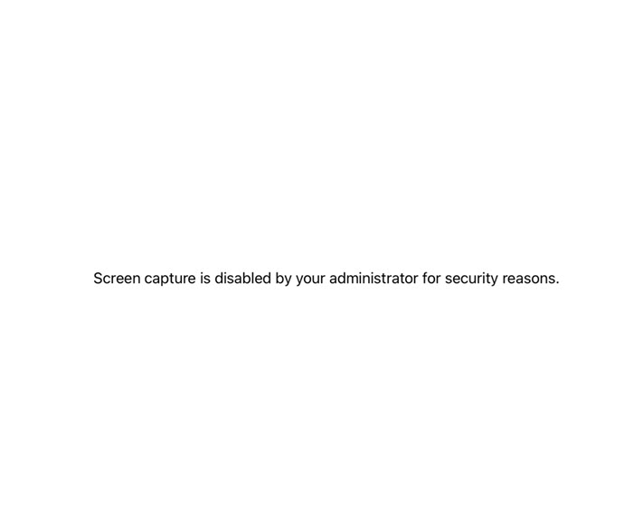 Auth screen