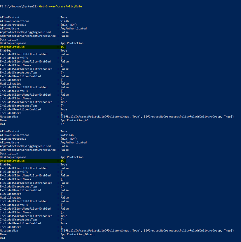 Desktop Group UID