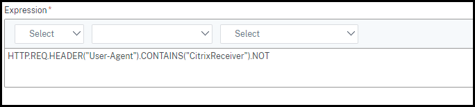 Create session policy