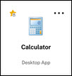 Favorite Apps with locked star icon