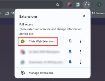 List of extensions