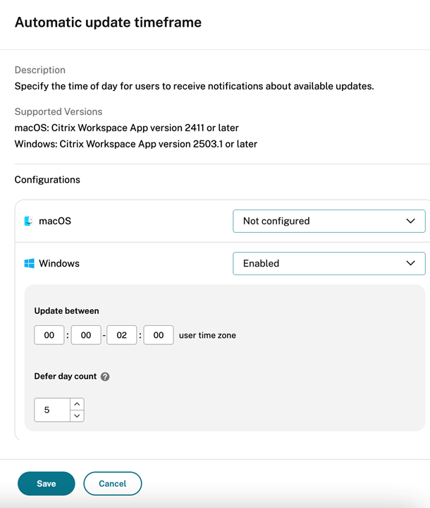 Automatic updates