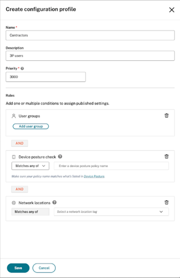 Create a profile