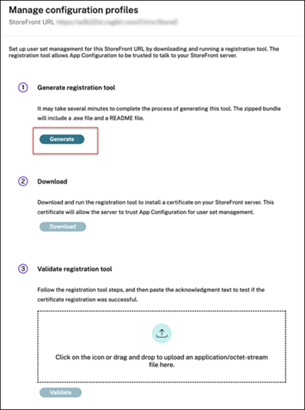 Create a profile