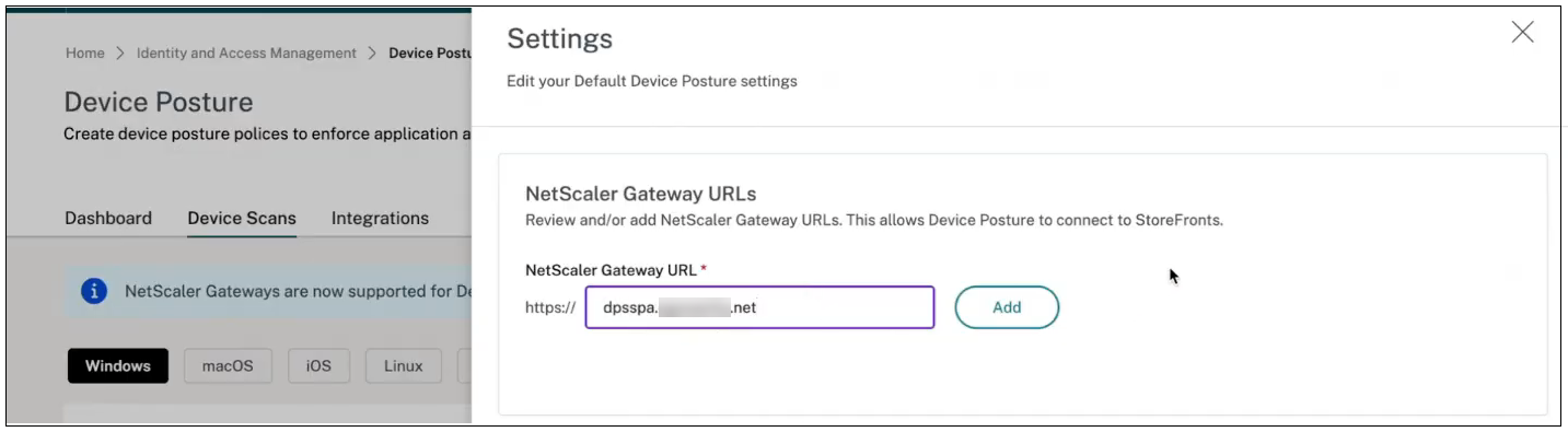Device posture checks