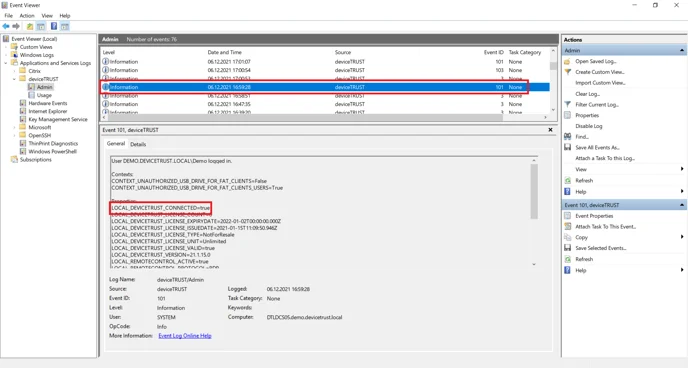 Virtual session properties and contexts