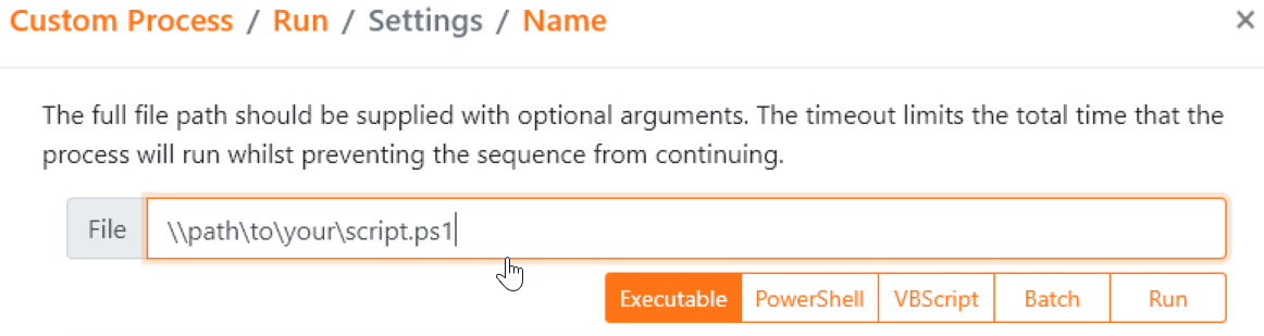 Triggered Scripts